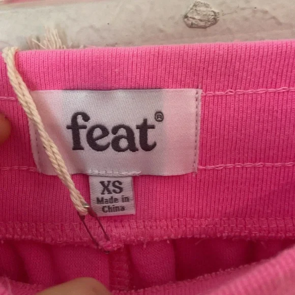 NWT Feat Womens BlanketBlend Shorts Hot Pink XS - Picture 7 of 7